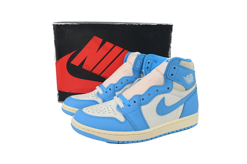 【EA5LR】复刻北卡蓝 LJR版本乔丹1代 DZ5485-402 Air Jordan 1 Retro High OG 'UNC Reimagined'