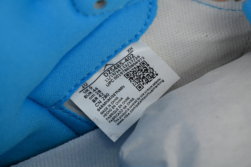 【EA5LR】复刻北卡蓝 LJR版本乔丹1代 DZ5485-402 Air Jordan 1 Retro High OG 'UNC Reimagined'