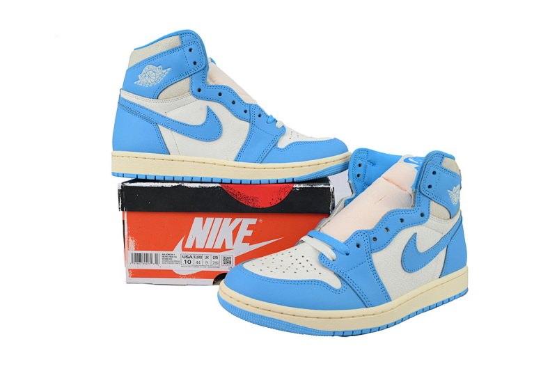 【EA5LR】复刻北卡蓝 LJR版本乔丹1代 DZ5485-402 Air Jordan 1 Retro High OG 'UNC Reimagined'
