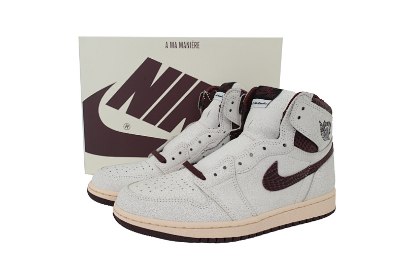 【EA0LR】蛇纹 LJR版本乔丹1代  DO7097-100 Air Jordan 1 High OG Grey Brown Snake Pattern