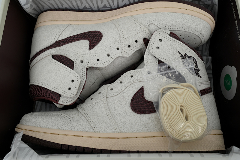 【EA0LR】蛇纹 LJR版本乔丹1代  DO7097-100 Air Jordan 1 High OG Grey Brown Snake Pattern