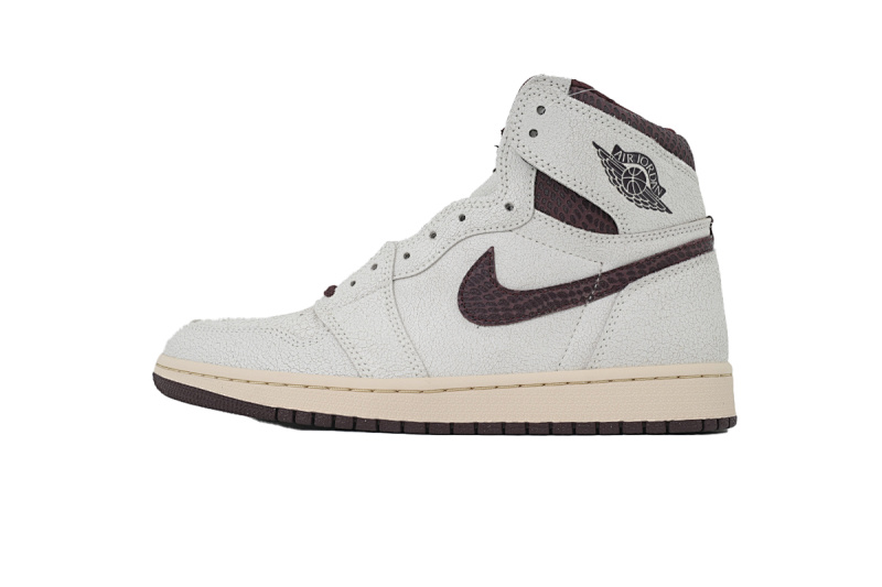 【EA0LR】蛇纹 LJR版本乔丹1代  DO7097-100 Air Jordan 1 High OG Grey Brown Snake Pattern