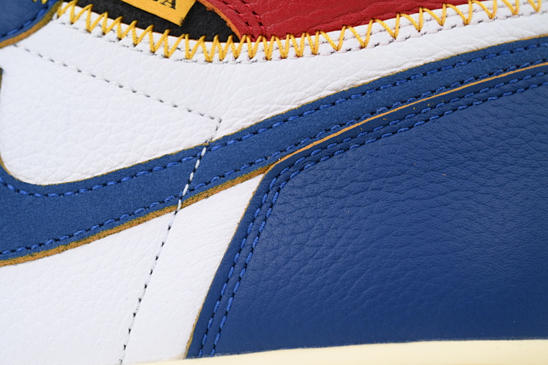 【EA0LR】蓝红拼接  LJR版本乔丹1代 BV1300-146 Union X Air Jordan 1 OG Hi Retro“Blue Toe”