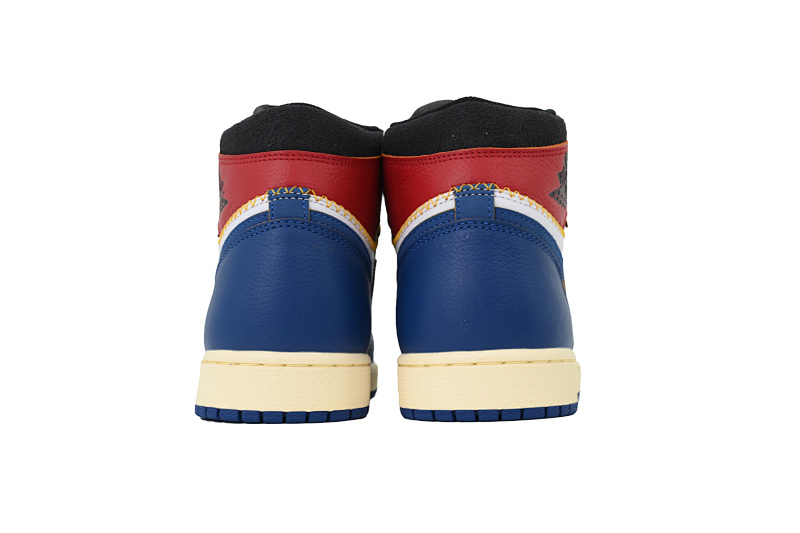 【EA0LR】蓝红拼接  LJR版本乔丹1代 BV1300-146 Union X Air Jordan 1 OG Hi Retro“Blue Toe”