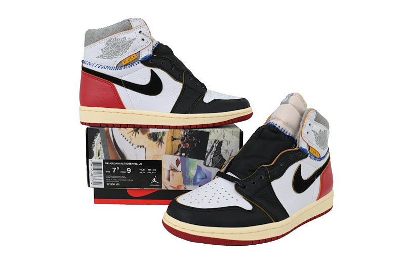 yupoo_321811_b08e132c.jpg 【EA0LR】白红拼接 LJR版本乔丹1代 BV1300-106 Union X Air Jordan 1 OG Hi Retro“Black Toe”
