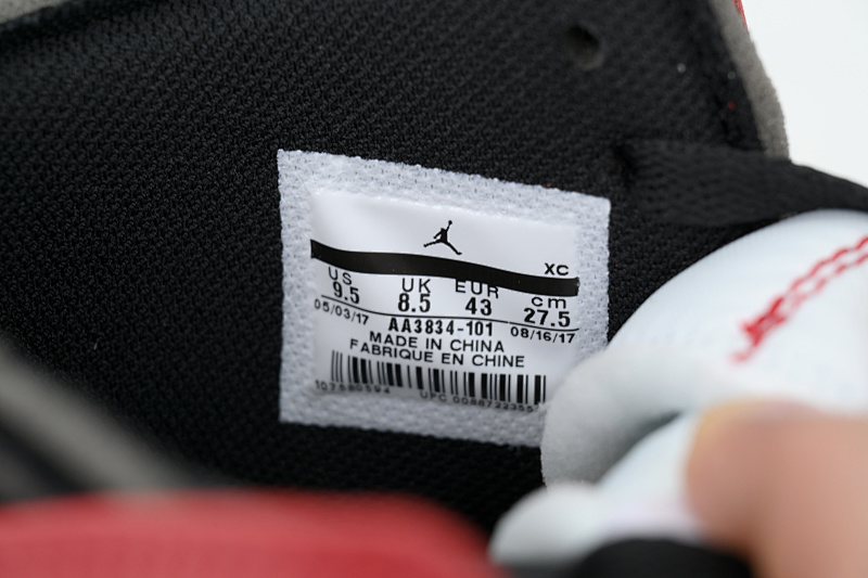 【EA0LR】OW红联名 LJR版本乔丹1代 AA3834-101 OFF-WHITE x Air Jordan 1 High OG 10X“Chicago”