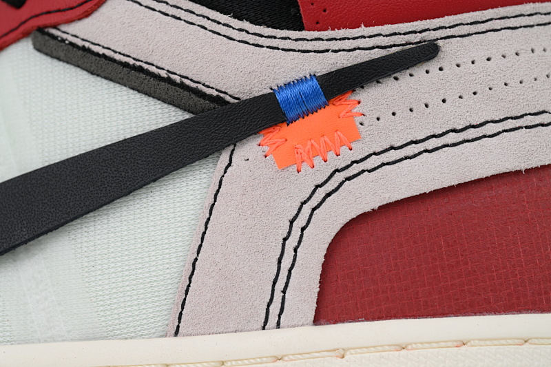 【EA0LR】OW红联名 LJR版本乔丹1代 AA3834-101 OFF-WHITE x Air Jordan 1 High OG 10X“Chicago”