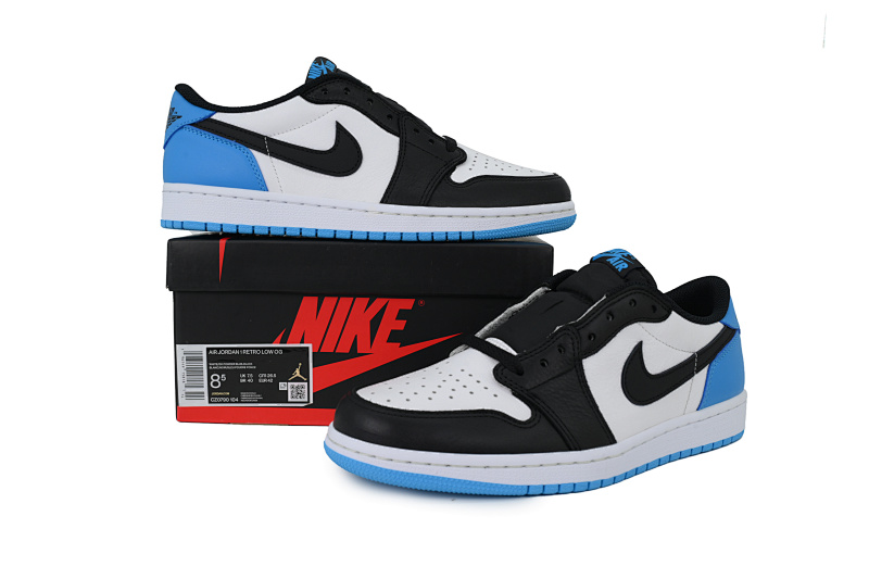 yupoo_321962_eba41158.jpg 【CA3LR】黑白蓝低帮 LJR版本乔丹1代低帮 CZ0790-104 Air Jordan 1 Retro Low OG 'UNC'