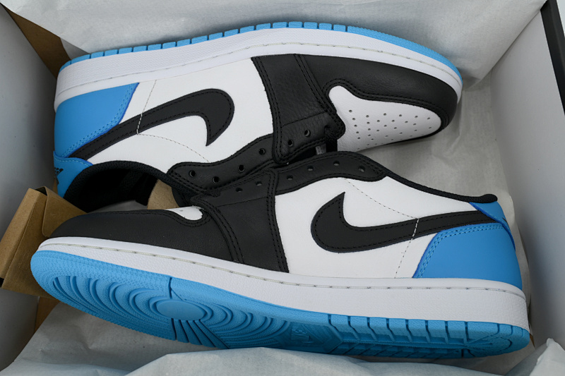 yupoo_321962_f1db83cc.jpg 【CA3LR】黑白蓝低帮 LJR版本乔丹1代低帮 CZ0790-104 Air Jordan 1 Retro Low OG 'UNC'