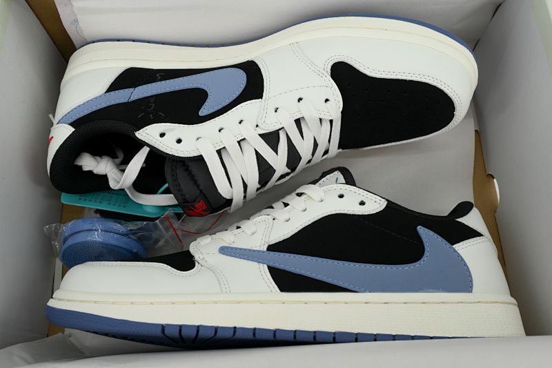 【AA1XH】低倒钩黑玉 乔丹1代低帮 DM7866-040 Travis Scott x Air Jordan 1 Low Low Hooked Black Jade