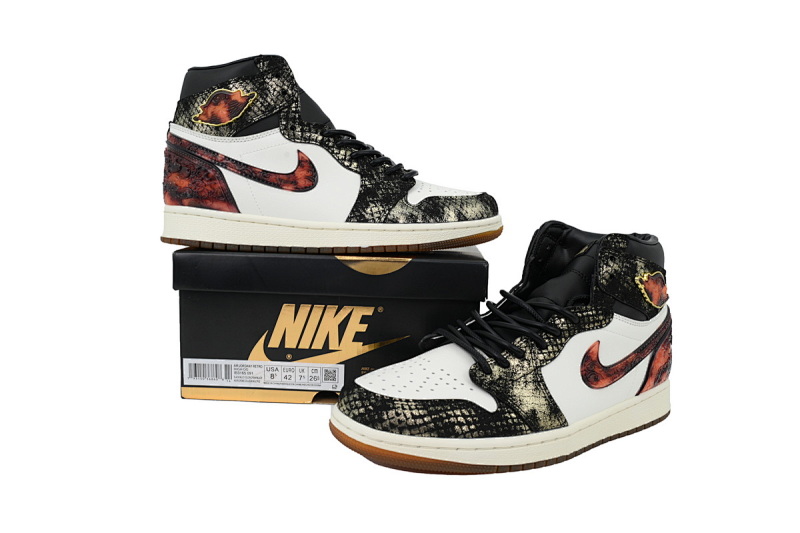 【CA5XH】高班玄武 乔丹1代复古篮球鞋  IB3165-091 Air Jordan 1 Retro High OG 'Year of the Snake'