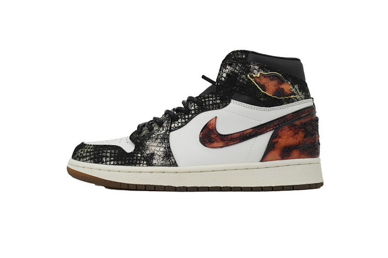 【CA5XH】高班玄武 乔丹1代复古篮球鞋  IB3165-091 Air Jordan 1 Retro High OG 'Year of the Snake'