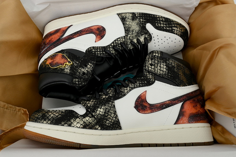 【CA5XH】高班玄武 乔丹1代复古篮球鞋  IB3165-091 Air Jordan 1 Retro High OG 'Year of the Snake'