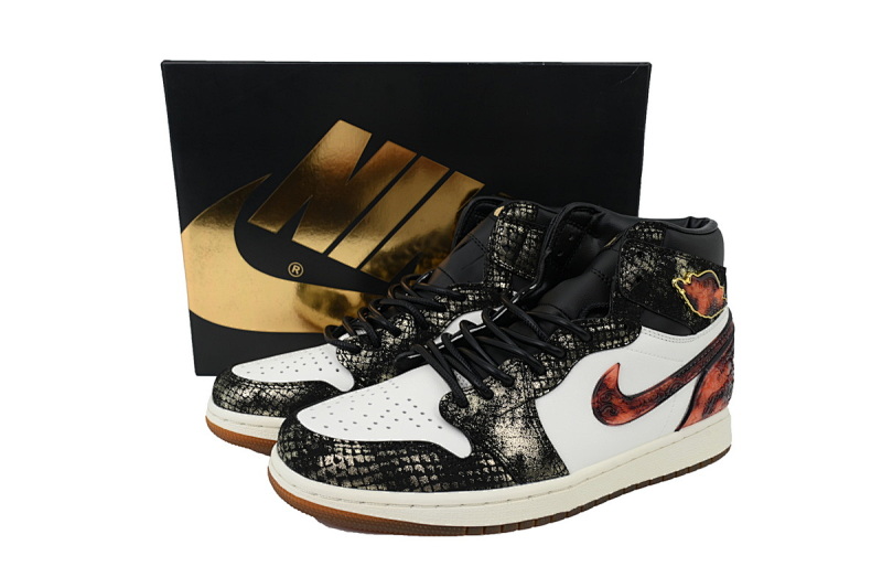 【CA5XH】高班玄武 乔丹1代复古篮球鞋  IB3165-091 Air Jordan 1 Retro High OG 'Year of the Snake'