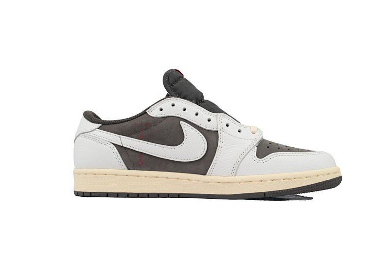 【CA1RN】倒钩3.0 RN版乔丹1代低帮  DM7866-162 Travis Scott x Air Jordan 1 Low White Brown Barb