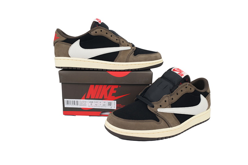 【CA1RN】倒钩1.0 RN版乔丹1代低帮 CQ4277-001 Travis Scott x Air Jordan 1 Low OG SP-T