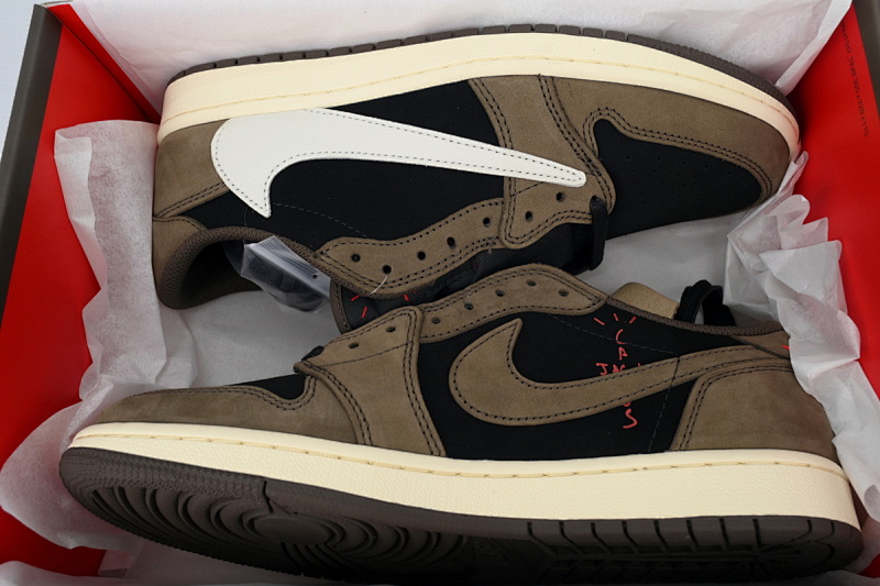 【CA1RN】倒钩1.0 RN版乔丹1代低帮 CQ4277-001 Travis Scott x Air Jordan 1 Low OG SP-T
