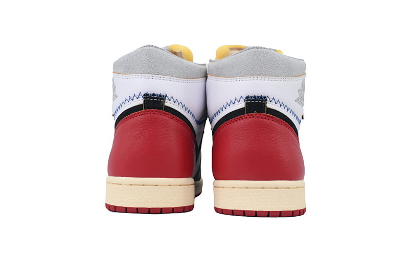 【DA3RN】UN红白拼接 RN版乔丹1代 BV1300-106 Union X Air Jordan 1 OG Hi Retro“Black Toe”