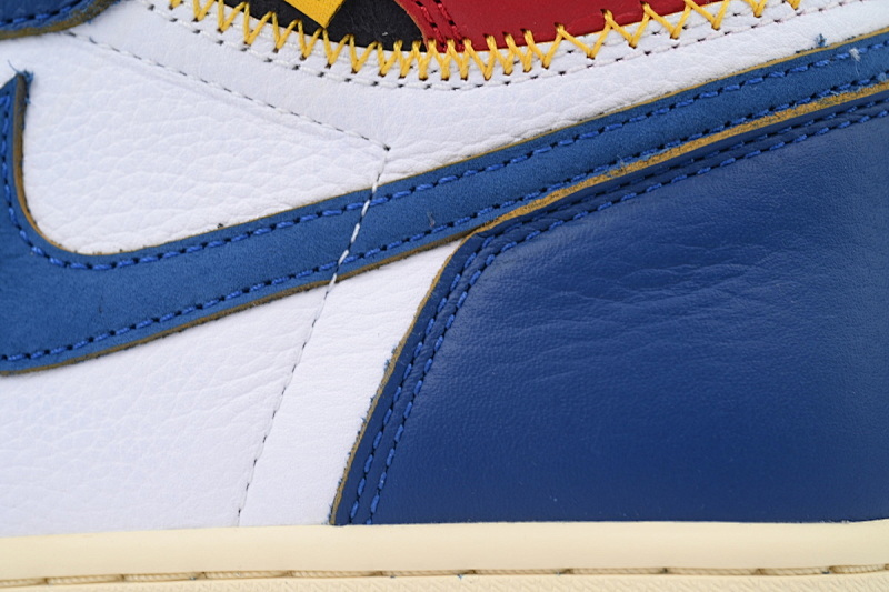 【DA3RN】UN蓝白拼接 RN版乔丹1代  BV1300-146 Union X Air Jordan 1 OG Hi Retro“Blue Toe”