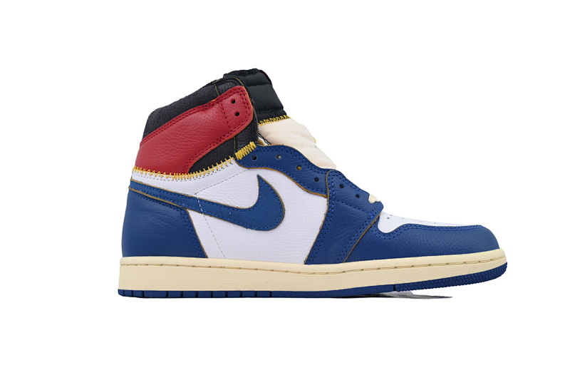 【DA3RN】UN蓝白拼接 RN版乔丹1代  BV1300-146 Union X Air Jordan 1 OG Hi Retro“Blue Toe”