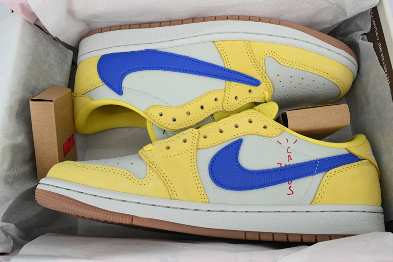 yupoo_322413_f24765a8.jpg 【CA1RN】7.0黄倒钩 RN版乔丹1代低帮 DZ4137-700 Travis Scott x Air Jordan 1 Low OG 'Canary'