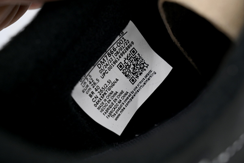 【CA1RN】黑武士倒钩 RN版乔丹1代低帮 DM7866-001 Travis Scott x Air Jordan 1 Low OG SP Black Phantom