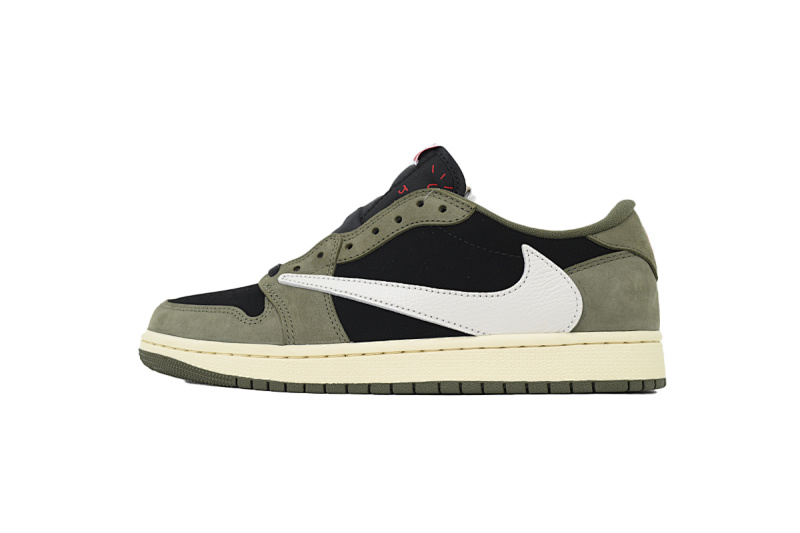【CA1XP】黑橄榄 XP版乔丹1代低帮  DM7866-002 Travis Scott x Air Jordan 1 Low OG SP 'Black Olive'
