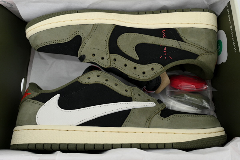 yupoo_322503_e72fdaaf.jpg 【CA1XP】黑橄榄 XP版乔丹1代低帮 DM7866-002 Travis Scott x Air Jordan 1 Low OG SP 'Black Olive'
