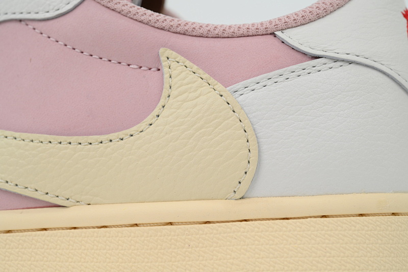 【CA1XP】粉白 XP版乔丹1代低帮 DM7866-600 Travis Scott x Air Jordan 1 Low OG White Pink