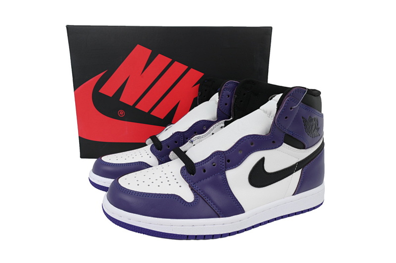 【BA2ZY】白紫  ZY版乔丹1代 555088-500 Air Jordan 1 High OG “Court Purple”
