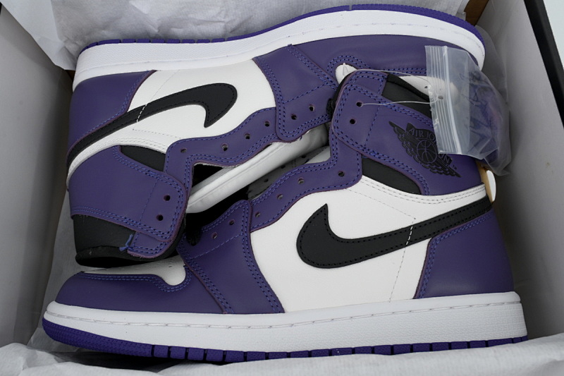 【BA2ZY】白紫  ZY版乔丹1代 555088-500 Air Jordan 1 High OG “Court Purple”
