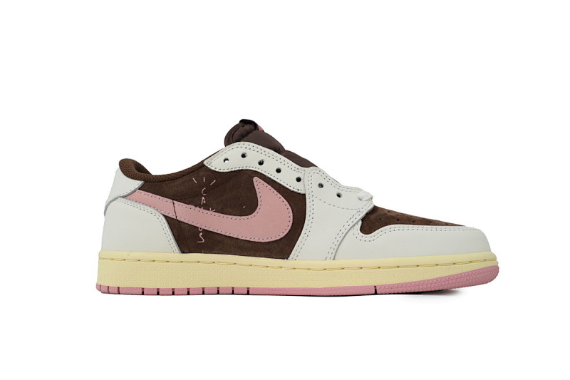 yupoo_322716_7490b996.jpg 【BA9ZY】粉倒勾2.0 ZY版乔丹1代低帮 DZ4137-206 Travis Scott x Air Jordan 1 Low OG SP Dark Pony Pink