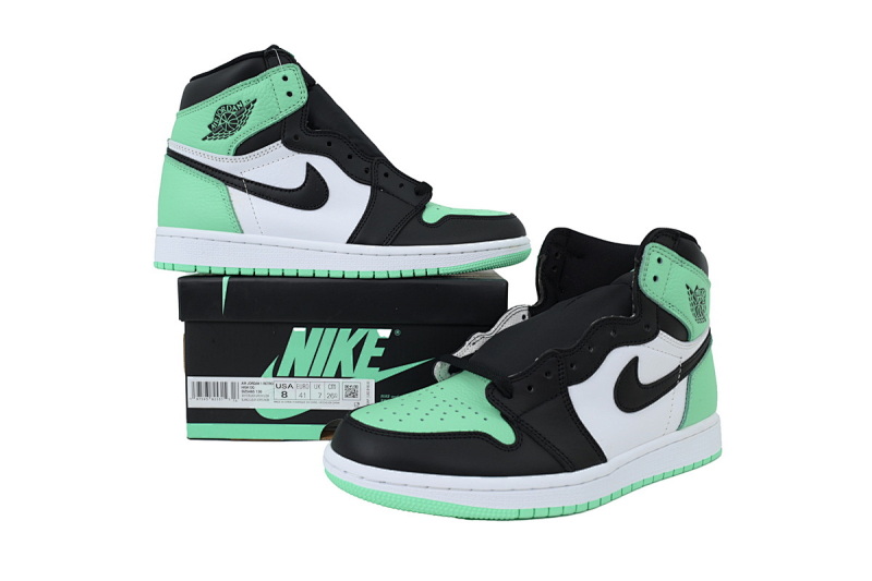 【BA2ZY】黑绿 ZY版乔丹1代 DZ5485-130  Air Jordan 1 Retro High OG 'Green Glow'