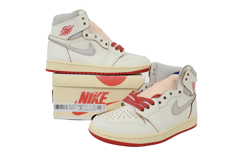 yupoo_322807_fcdb1e01.jpg 【BA2ZY】米橙 ZY版乔丹1代 DB4612-100 Air Jordan 1 Retro High OG 'Sail Cinnabar'