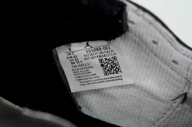 【BA2ZY】红勾 ZY版乔丹1代 555088-061 Air Jordan 1 Retro High OG 'Gym Red'