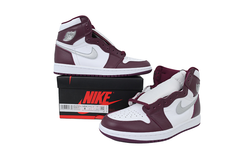 【BA2ZY】波尔多 ZY版乔丹1代 555088-611  Air Jordan 1 Retro High OG 'Bordeaux'