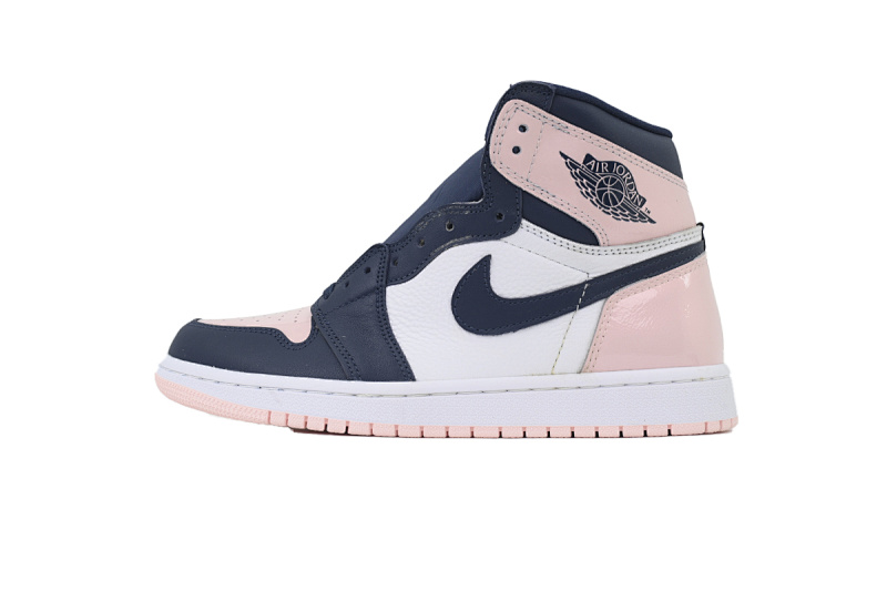 【BA2ZY】漆皮黑粉  ZY版乔丹1代  DD9335-641 Air Jordan 1 High OG Atmosphere