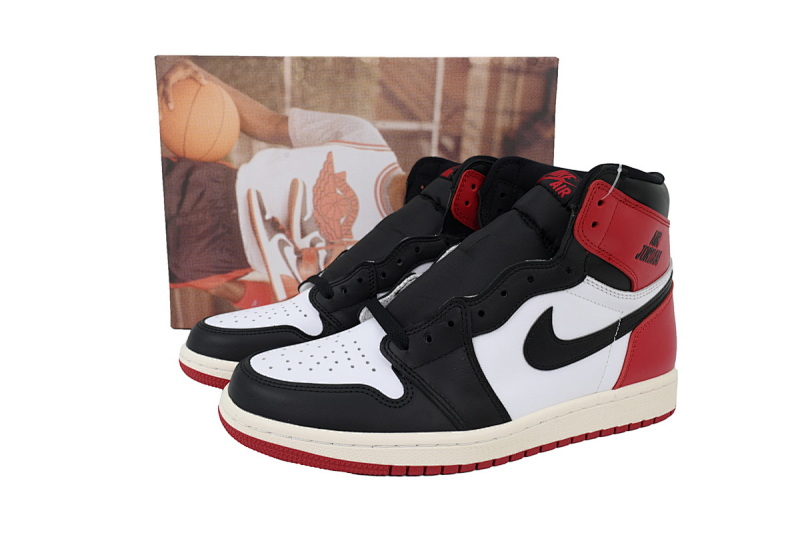 【BA2ZY】黑脚趾2.0 ZY版乔丹1代  DZ5485-106 Air Jordan 1 Retro High OG 'Black Toe Reimagined'