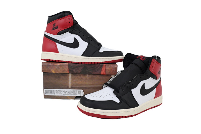 【BA2ZY】黑脚趾2.0 ZY版乔丹1代  DZ5485-106 Air Jordan 1 Retro High OG 'Black Toe Reimagined'