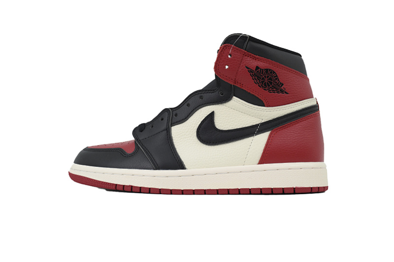 【BA2ZY】红脚趾 ZY版乔丹1代  555088-610 Air Jordan 1 High OG “Bred Toe”