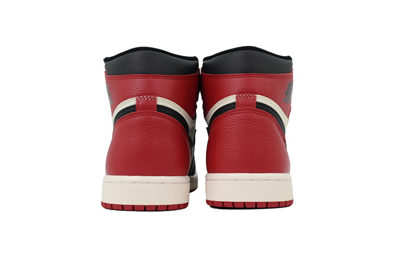 【BA2ZY】红脚趾 ZY版乔丹1代  555088-610 Air Jordan 1 High OG “Bred Toe”