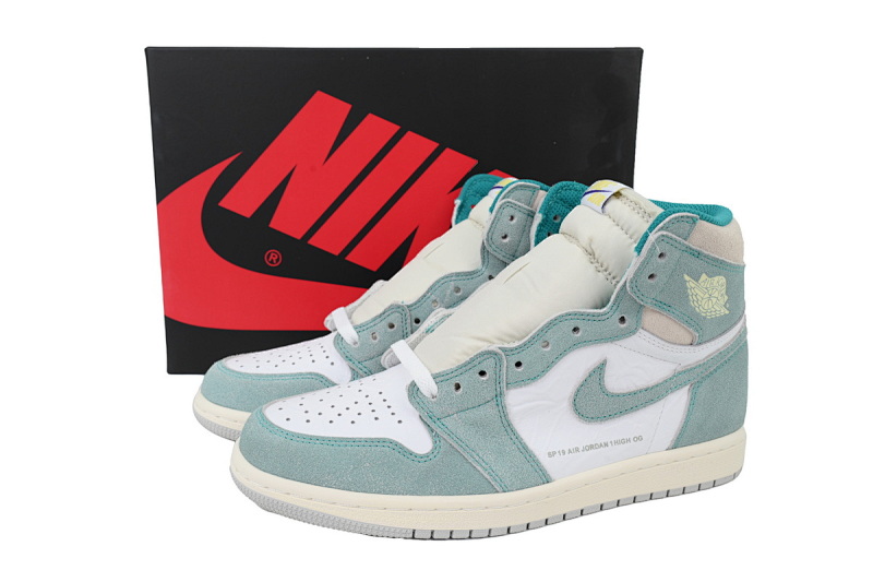 【BA2ZY】蒂芙尼  ZY版乔丹1代  555088-311 Air Jordan 1 OG Hi Retro“Turbo Green