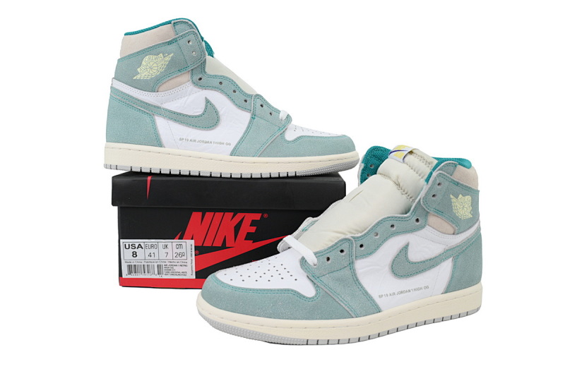 【BA2ZY】蒂芙尼  ZY版乔丹1代  555088-311 Air Jordan 1 OG Hi Retro“Turbo Green