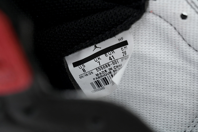【BA2ZY】禁穿 ZY版乔丹1代 555088-001 Air Jordan 1 High “Banned”