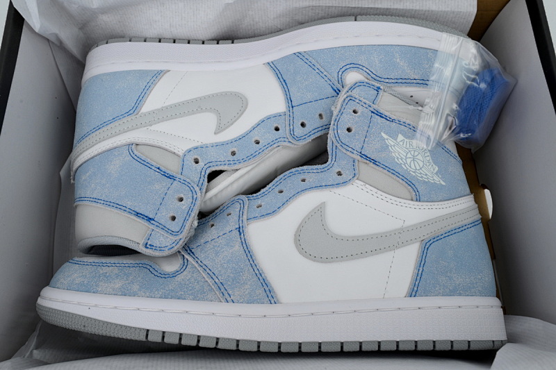 【BA2ZY】水洗蓝   ZY版乔丹1代 555088-402 Air Jordan 1 High OG GS Wash North Carolan