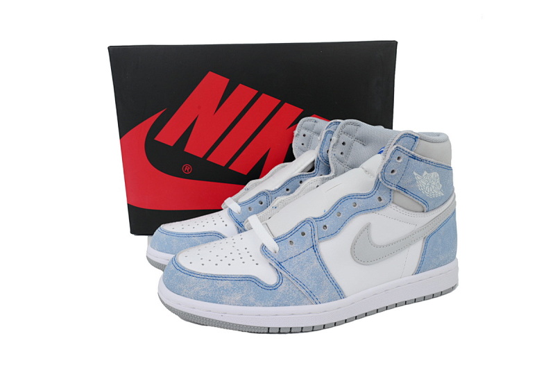 【BA2ZY】水洗蓝   ZY版乔丹1代 555088-402 Air Jordan 1 High OG GS Wash North Carolan