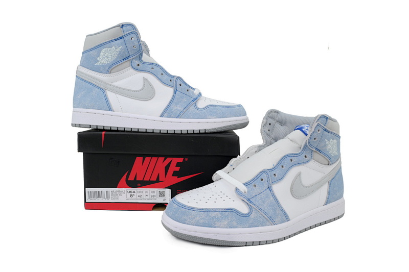 【BA2ZY】水洗蓝   ZY版乔丹1代 555088-402 Air Jordan 1 High OG GS Wash North Carolan