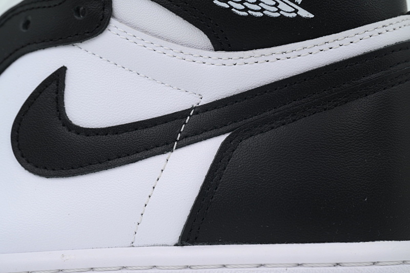 【BA2ZY】黑白熊猫 ZY版乔丹1代 555088-010 Air Jordan 1 Retro High OG Black White