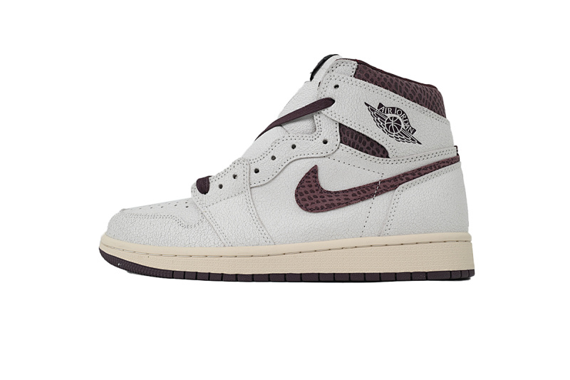 【CA5ZY】蛇纹 ZY版乔丹1代 DO7097-100 Air Jordan 1 High OG Grey Brown Snake Pattern