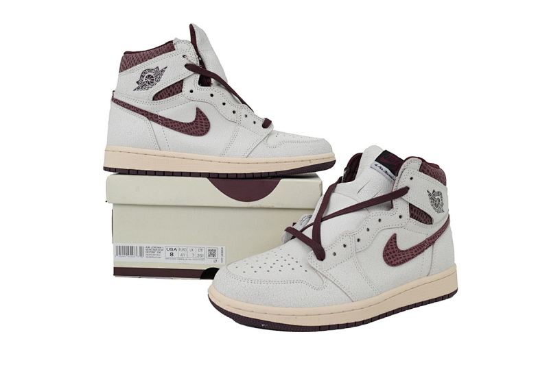 yupoo_323636_e3cb3d8c.jpg 【CA5ZY】蛇纹 ZY版乔丹1代 DO7097-100 Air Jordan 1 High OG Grey Brown Snake Pattern